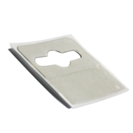 Self Adhesive Euro Slot Tab - 37mm x 42mm - Pack of 100 Self Adhesive Euro Slot Tab - 37mm x 42mm - Pack of 100