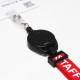 Black Badge Reel with Lanyard Clip Fitting