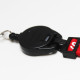 Black Badge Reel with Lanyard Clip Fitting