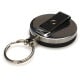 Heavy Duty Yo-Yo Chrome and Black Badge Reel - Keyring - Pack of 25