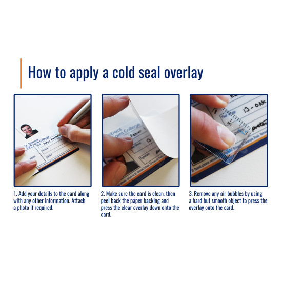 Open Cold Seal Pouch Front View