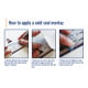 Cold Seal Overlay 05-1730-OL 52 x 84mm (100 Pack)