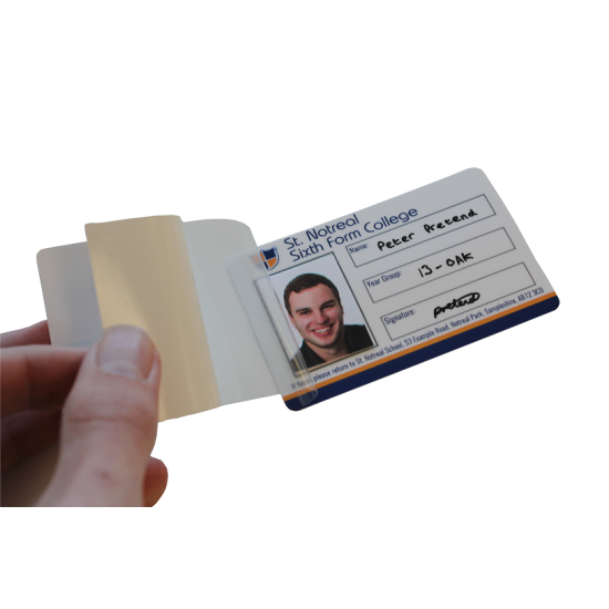 Cold Seal Overlay 05-1730-OL 52 x 84mm (100 Pack)