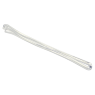 Clear Plastic Luggage Loop - Pack of 100