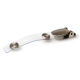 Locking Lever Clip with Clear Strap and Metal Popper Fastening - Pack of 100