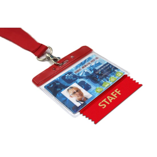 Adhesive Conference Badge Ribbons