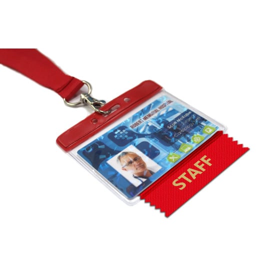 Adhesive Conference Badge Ribbon