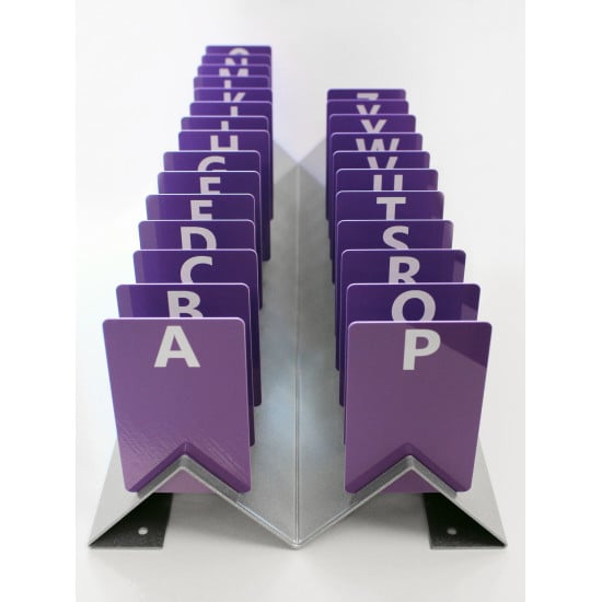 A-Z Badge Organiser Cards