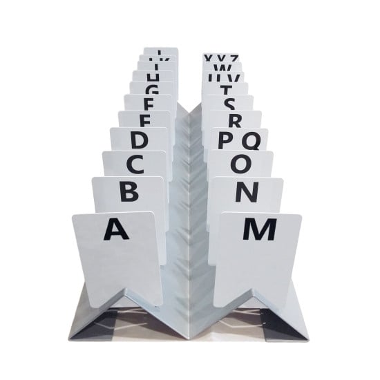 A-Z Badge Organiser Cards