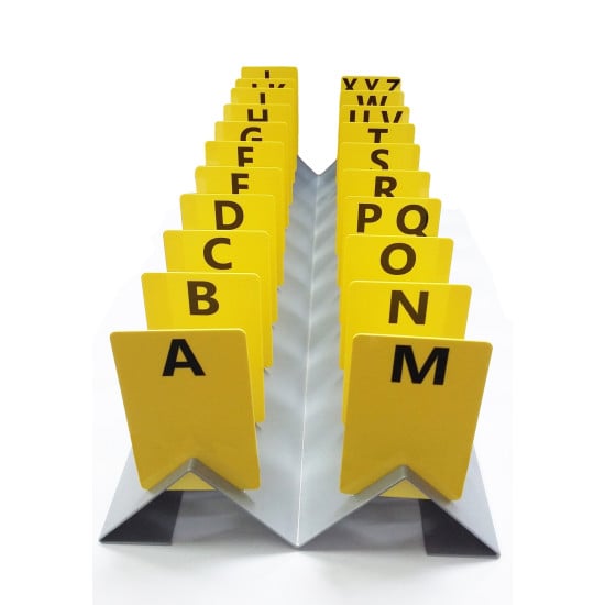A-Z Badge Organiser Cards