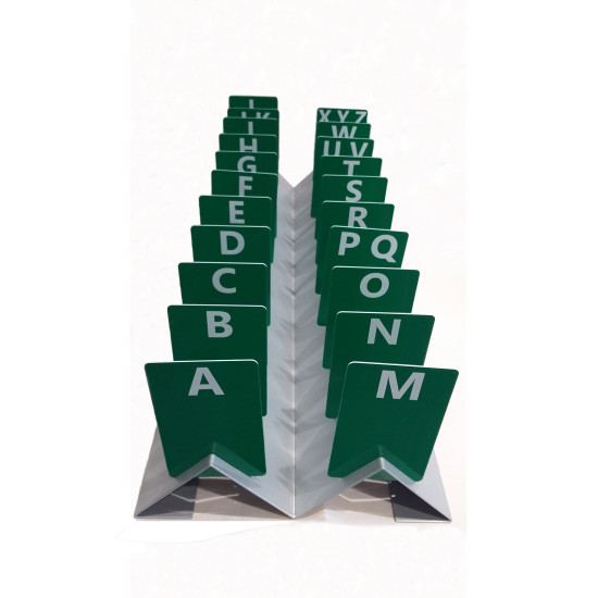 Metal Name Badge Display Tray Metal Name Badge Display Tray