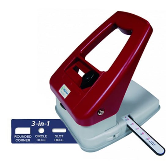 Three in One Slot Puncher with Desktop ID Card Hole Punch Tool for Name Badges 