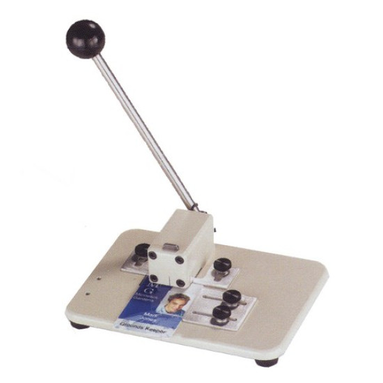 Heavy Duty Desktop Slot Punch with Adjustable Guides