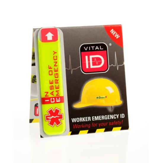 Vital ID Worker Emergency ID Sticker WS-ID01