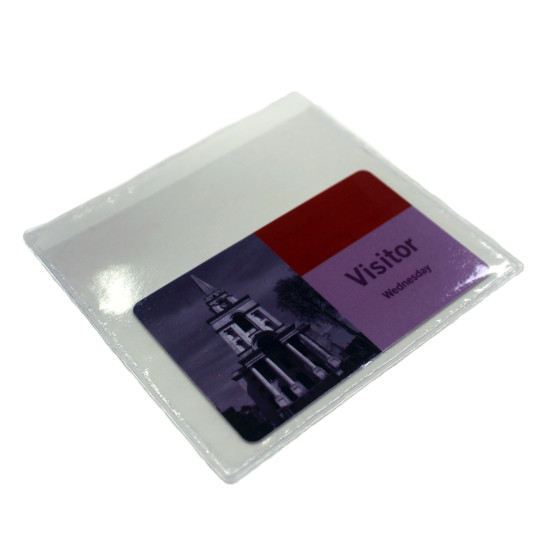 Windscreen Pockets - Clear Adhesive 10cm x 10cm
