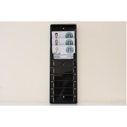 Badge Rack - Holds 10 Cards in Horizontal Position Badge Rack - Holds 10 Cards in Horizontal Position