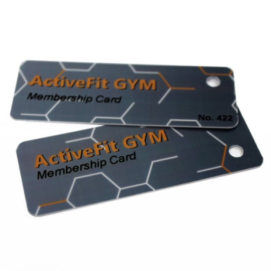Mini Plastic Cards - 2 Up
