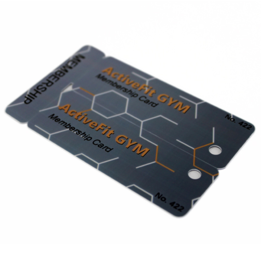 Pvc Card Mini Mini Plastic Cards - 2 Up