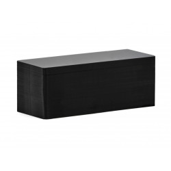 Edikio 120 x 50mm - 500 Micron - C8122 - Matte Black - Pack of 100