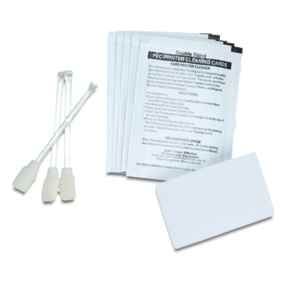 Generic Cleaning Kit - 50 Cleaning Cards and 24 Cleaning Swabs