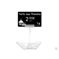 Crystal Price Ticket Stands (80mm Height) - Pack of 25 Crystal Price Ticket Stands (80mm Height) - Pack of 25