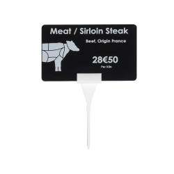 Narrow Price Ticket Spikes (80mm Height) - 25 per pack