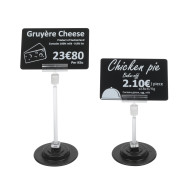Printed Black Matt Cards with White Print 1-100