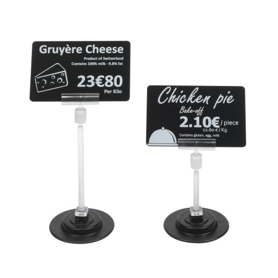 Magnetic Spike Ticket Stands (80mm Height) - 1 Set Of 25 Units
