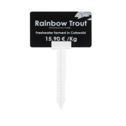 Wide Price Ticket Spikes (100mm Height) - Pack of 25