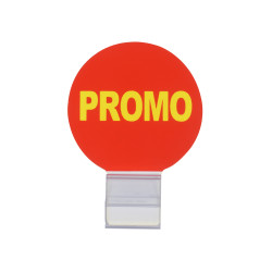 Promo Badges and Crystal Clip For Fixing - Pack of 25