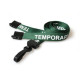 Pre-Printed TEMPORARY Lanyards with Black Plastic Clip - pack of 100