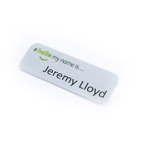 #hellomynameis... Plastic Badges