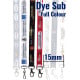 15mm Dye Sublimation full colour personalised lanyards Express 12 day delivery