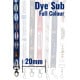 20mm Dye Sublimation Personalised Lanyards - 15-20 day delivery