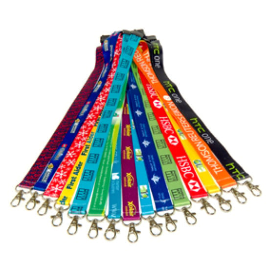 20mm Dye Sublimation full colour personalised lanyards - 15-20 day delivery