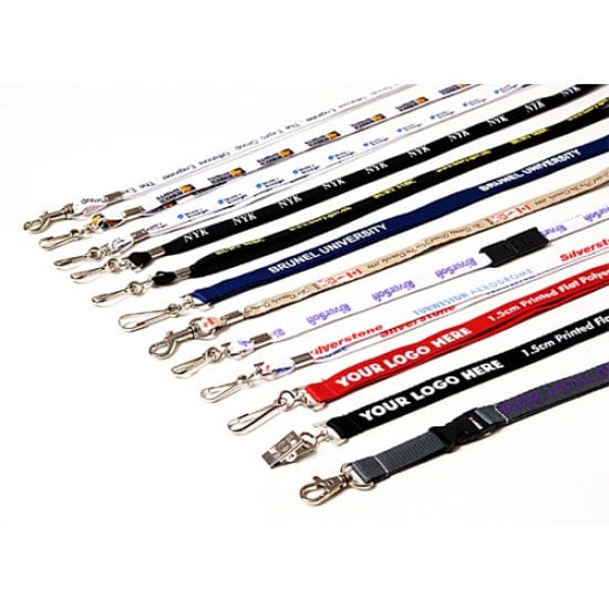 10mm Screen Printed Colour Lanyards - 1 Colour Print