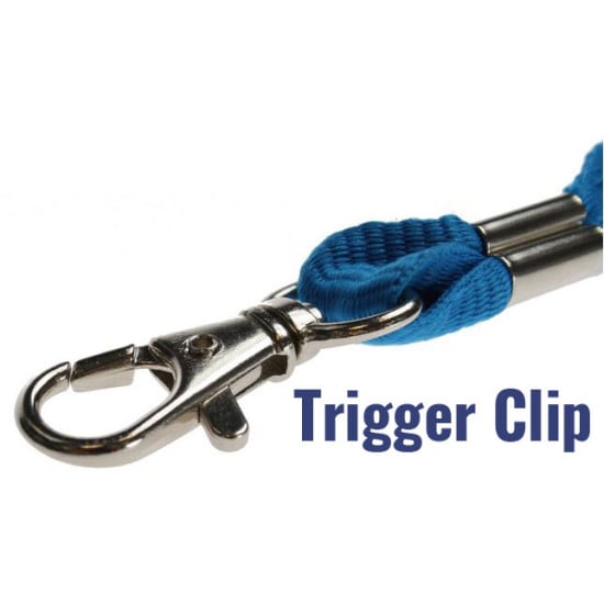 10mm Screen Printed Colour Lanyards with trigger clip and breakaway - 1 Colour Print - 14-21 day delivery