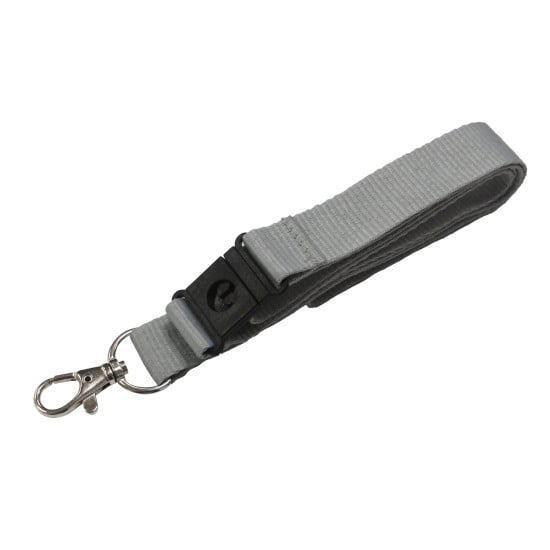 20mm Plain Grey Polyester Lanyards (Pack of 25)