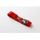 20mm Red Polyester Lanyards with Two Metal Trigger Clips & Health and Safety Breakaway - Pack of 100