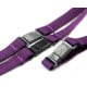 10mm lanyards in purple with 3 health and safety breakaways