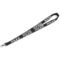 20mm Pre-Printed POLICE Lanyards with Metal Clip – Pack of 100 20mm Pre-Printed POLICE Lanyards with Metal Clip – Pack of 100