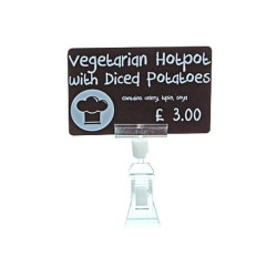 Price Ticket Clamps (40mm Height) - Pack of 25