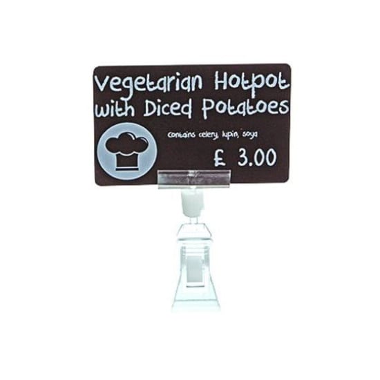 Price Ticket Clamps (40mm Height) - Pack of 25