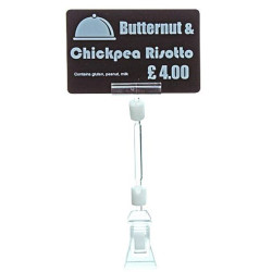 Price Ticket Clamps (80mm Height) - Pack of 25