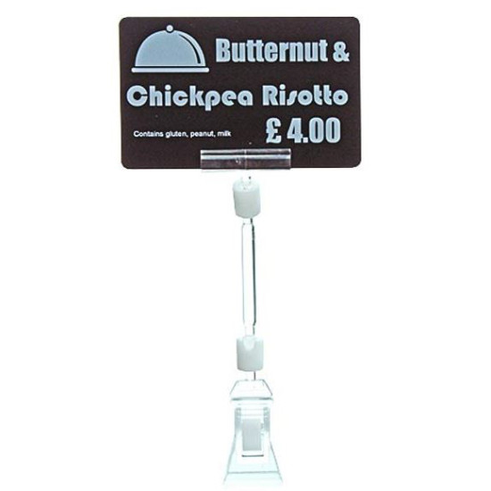 Price Ticket Clamps (80mm Height)