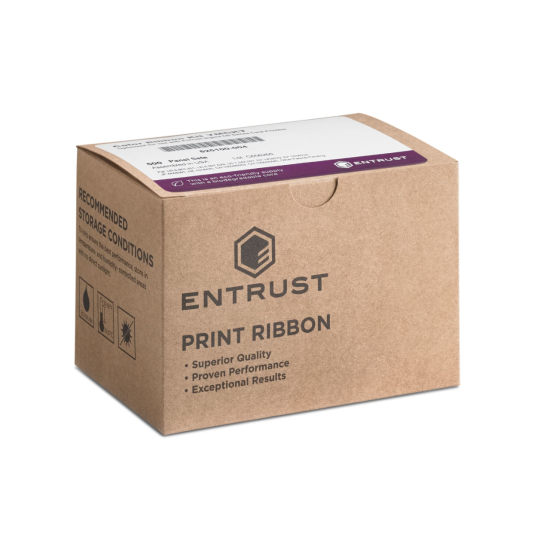 Entrust 525100-001 YMCKT Colour Ribbon (250 Prints)