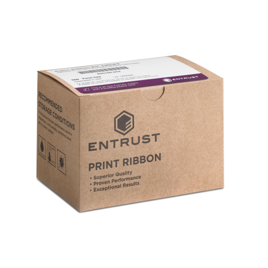 Entrust 525100-004 YMCKT Colour Ribbon (500 Prints) 