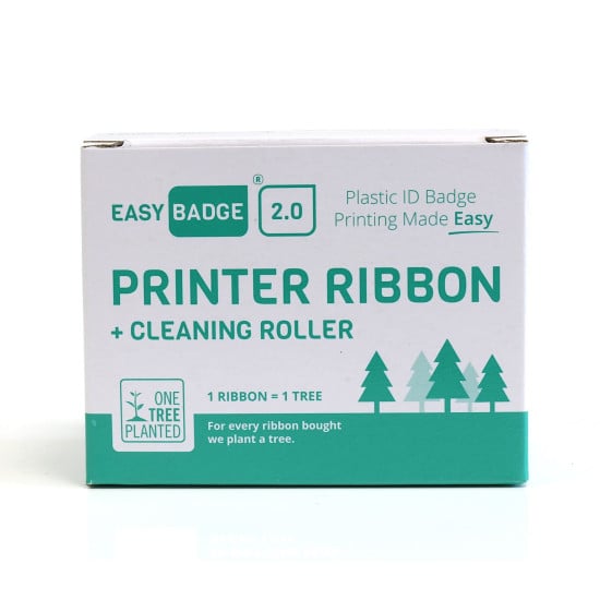 EasyBadge 2.0 YMCFKO Full Colour UV Ribbon and cleaning roller