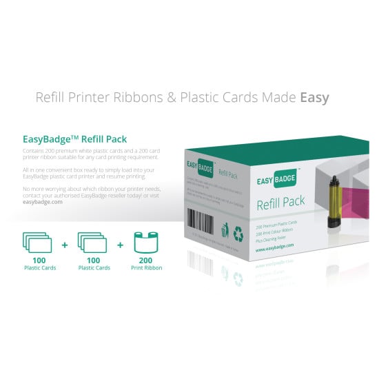 EasyBadge 1.0 Ribbon - YMCFKO Full Colour UV Ribbon (659339)