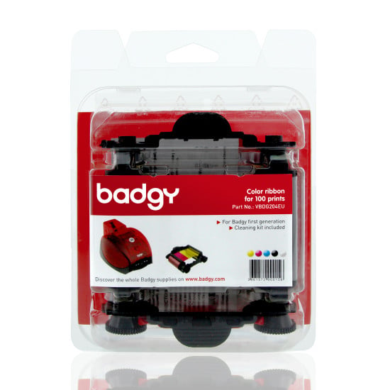 Evolis Badgy VBDG204EU YMCKO Colour Ribbon 100 prints